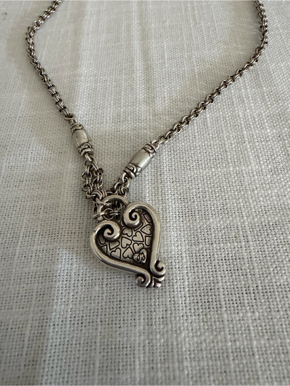 Brighton Blair Heart Pendant Necklace Rolo Chain - Picture 3 of 6